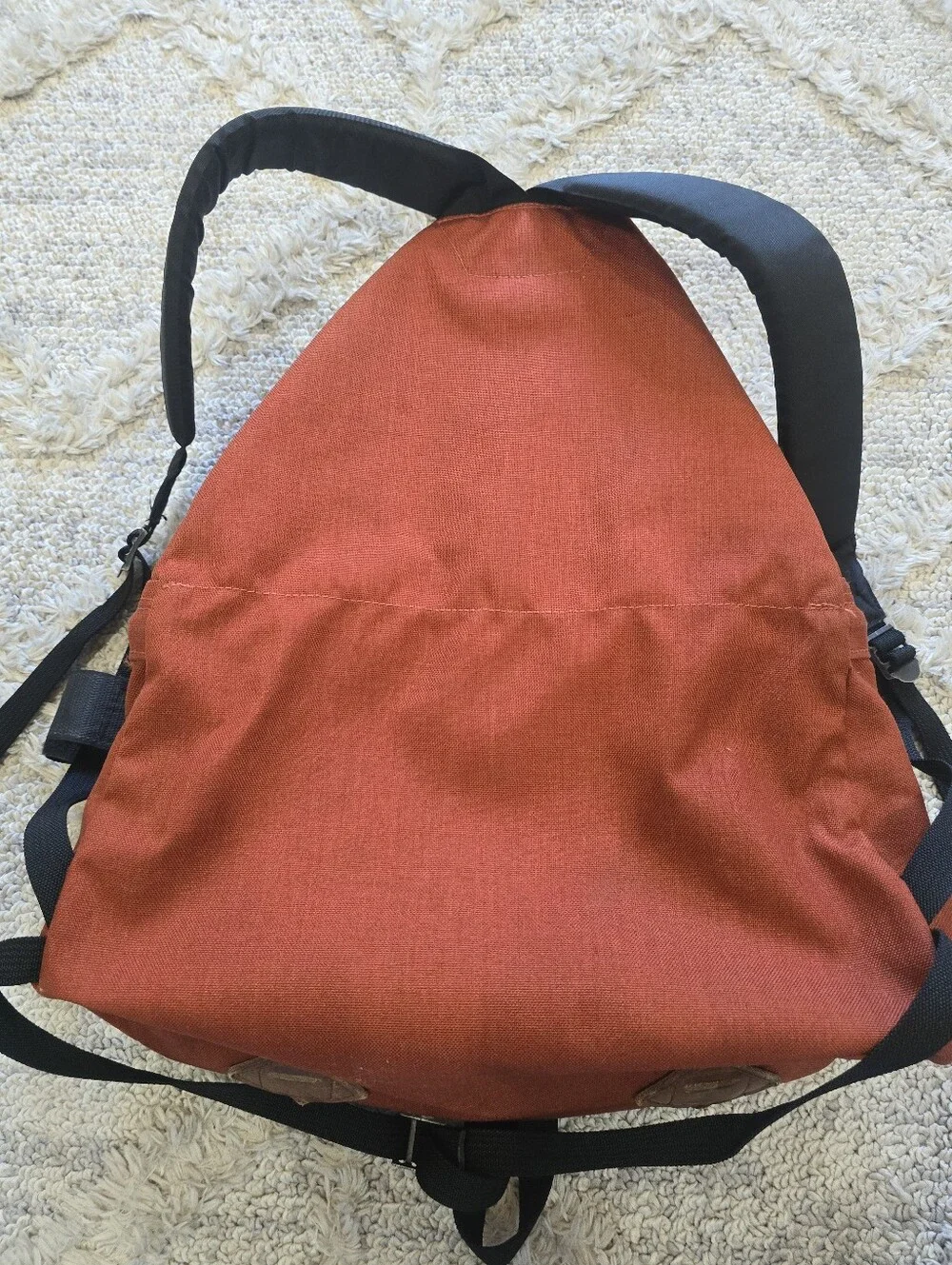 True Vintage 1970’s- 1980s KELTY Rust Orange Soft Pack Backpack Rucksack Daypack
